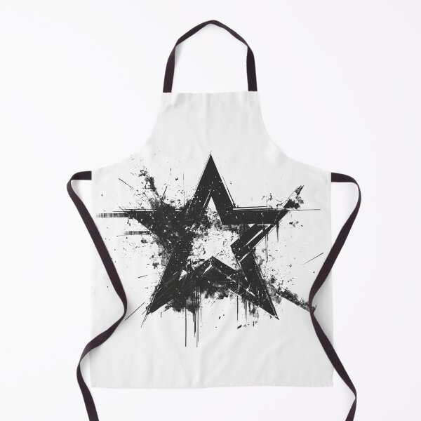 Item preview, Black Star Glitch designed and sold by thetshirtworks.