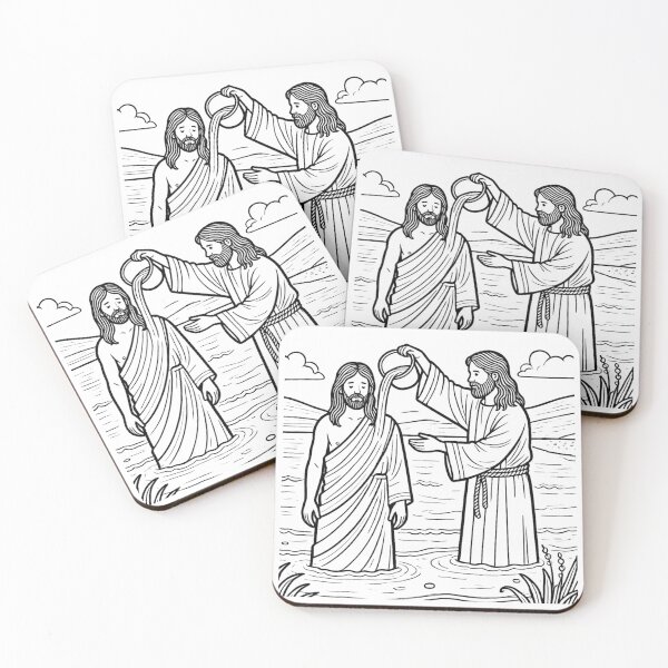 Item preview, John Baptizing Jesus designed and sold by CKCMtees.