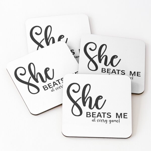 Item preview, She Beats Me at Every Game – Funny Gamer & Couples Design designed and sold by WHDProduction45.