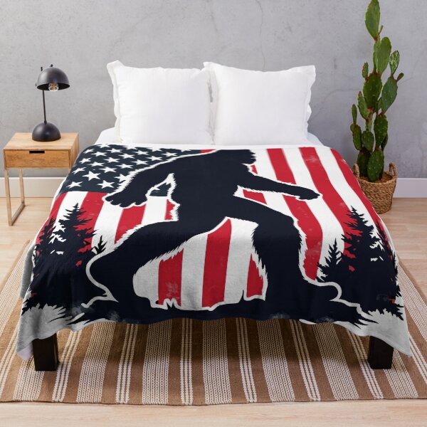 Item preview, vintage american flag bigfoot designed and sold by Lydyb-creations.