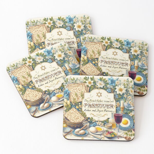 Item preview, Kosher Passover Seder - Chag Pesach Kasher Vesame'ach designed and sold by YG - YiddisheGesheft.