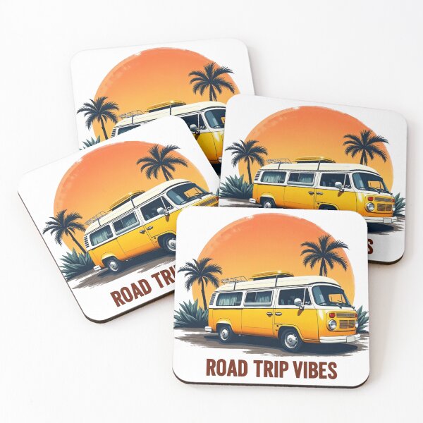 Item preview, Vintage Van and Sunset - Escape and Freedom designed and sold by latelierdechris.