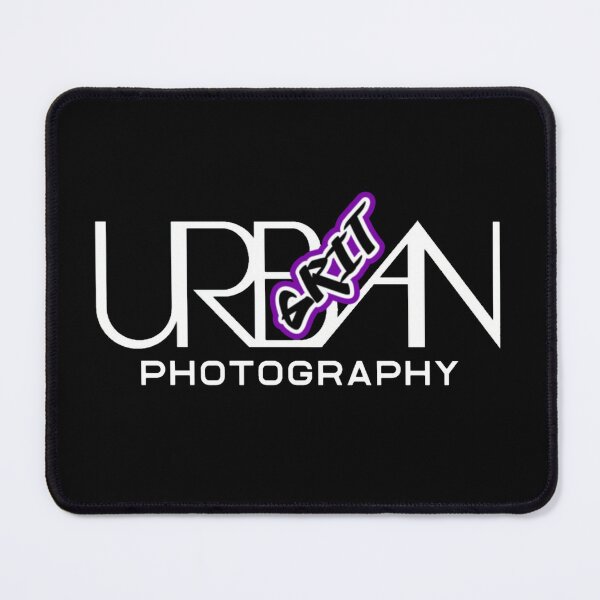 Item preview, for dark colored products- Urban Grit Photography Minimalist Logo- Purple designed and sold by BIMMIG.
