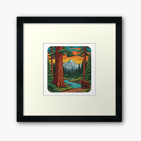 Item preview, Redwood National Park California designed and sold by Designbyhy.