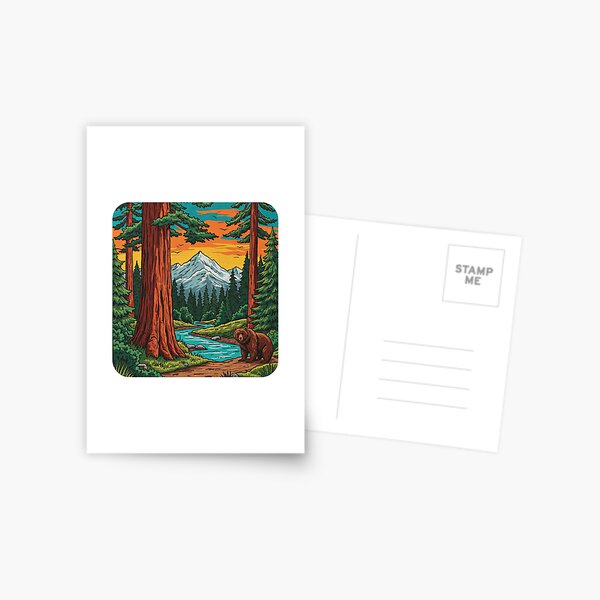 Item preview, Redwood National Park California designed and sold by Designbyhy.