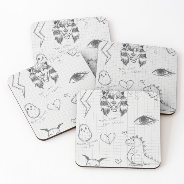 Item preview, Retro sketch page designed and sold by Wolfkin Art .