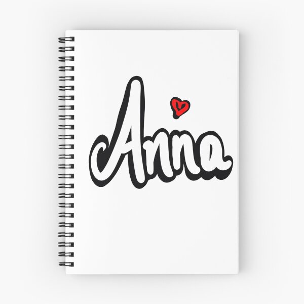 Item preview, Anna girls first name in white. Top 10 Personalized personalised customised name Anna  designed and sold by Artonmytee.