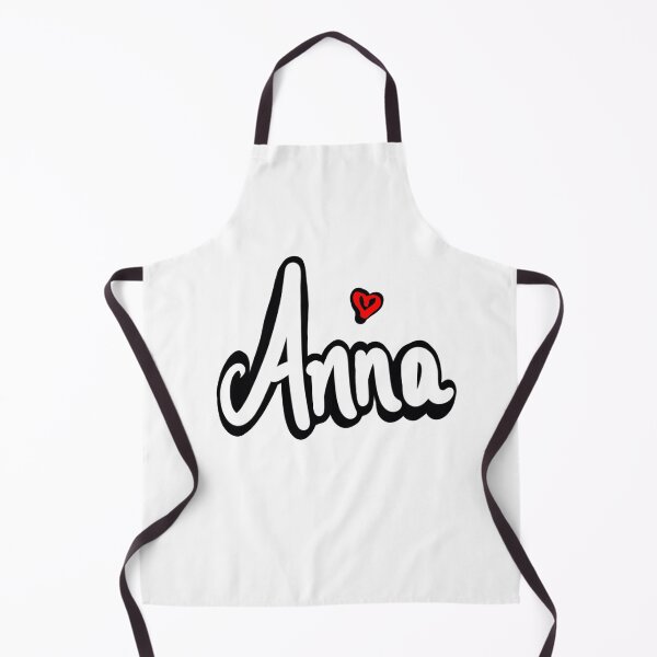 Item preview, Anna girls first name in white. Top 10 Personalized personalised customised name Anna  designed and sold by Artonmytee.