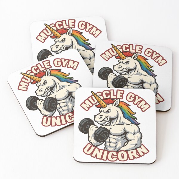 Item preview, Muscle Gym Unicorn | Funny Workout Fitness Lifting Design designed and sold by Mido tee art shop.