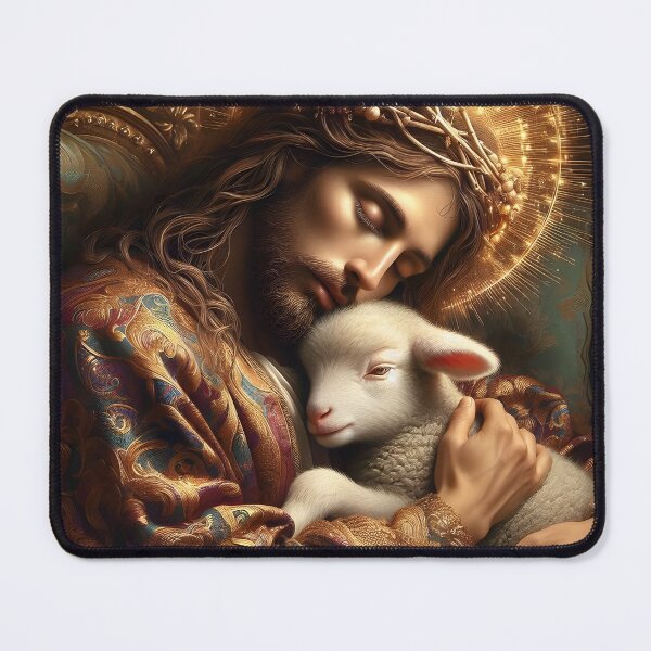 Item preview, Jesus, the good Shepherd designed and sold by ki-mer-a.