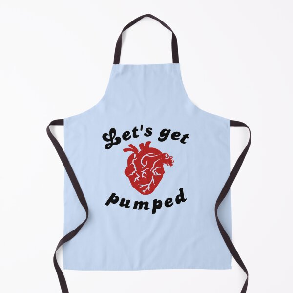Item preview, Let's Get Pumped Heart Health Sticker Pin Button Cardiac designed and sold by LethallyBlonde.