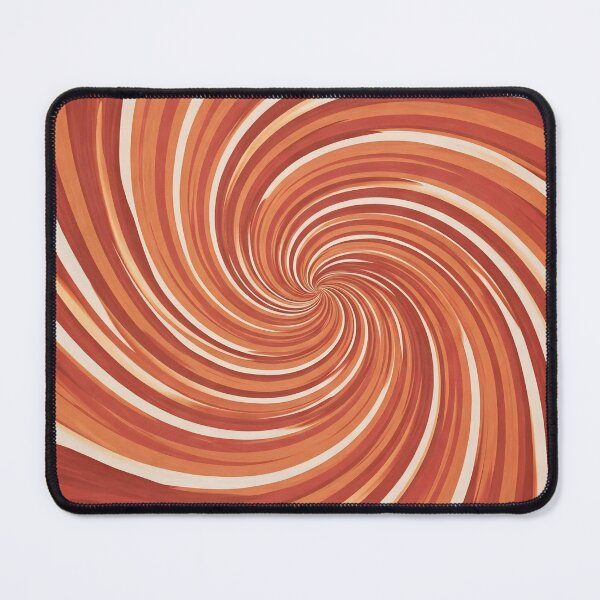 Item preview, Swirling Cinnabar & Albescent White Vortex limited edition design – new release  designed and sold by The Cozy Stripe | Modern Textile Stories.