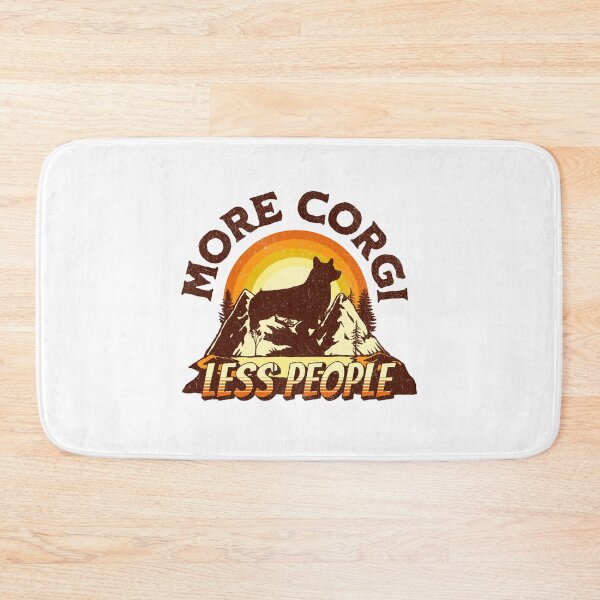 Item preview, More Corgi Less People Vintage Hiking Camping Gift designed and sold by Guarddogdrive.