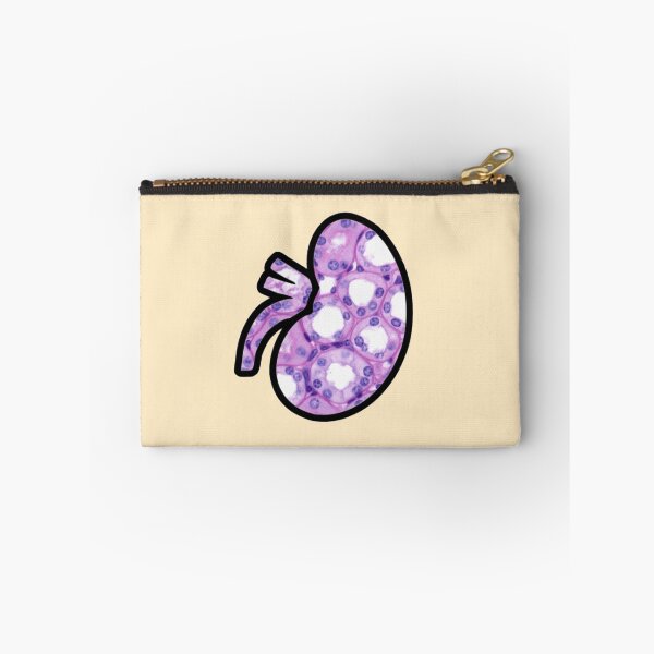 Item preview, Kidney Histology Microscopy Sticker Nephrology designed and sold by LethallyBlonde.