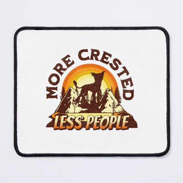 Item preview, More Chinese Crested Less People Vintage Hiking Camping Gift designed and sold by Guarddogdrive.