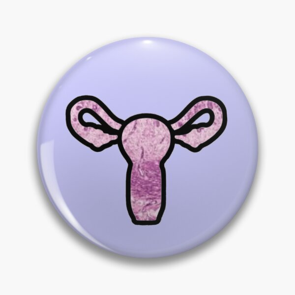 Item preview, Uterus Ovary Histology Sticker Feminism Gynecology Women's Health designed and sold by LethallyBlonde.
