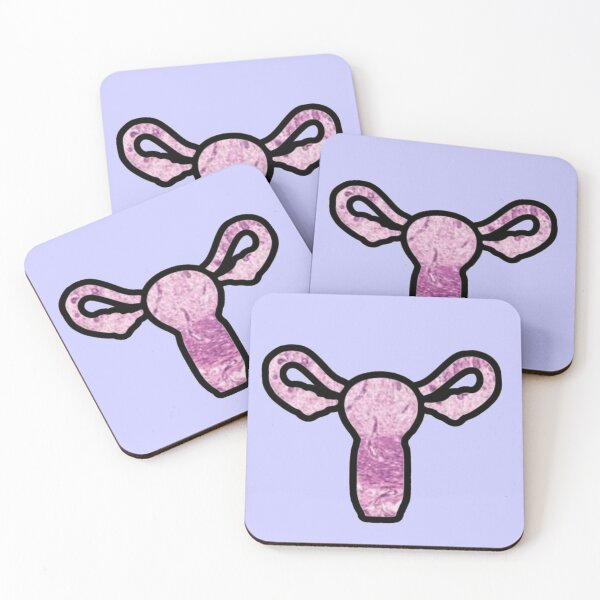 Item preview, Uterus Ovary Histology Sticker Feminism Gynecology Women's Health designed and sold by LethallyBlonde.