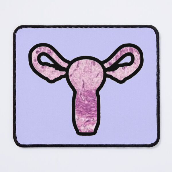 Item preview, Uterus Ovary Histology Sticker Feminism Gynecology Women's Health designed and sold by LethallyBlonde.