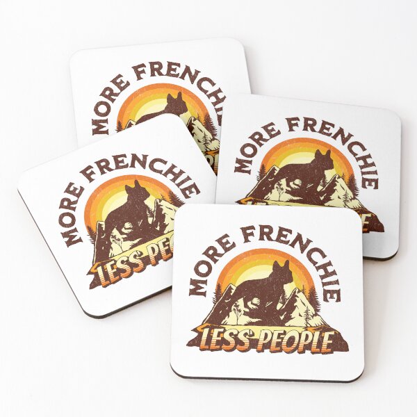 Item preview, More Frenchie Less People Vintage Hiking Camping Gift designed and sold by Guarddogdrive.