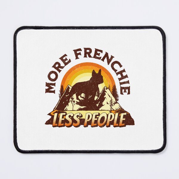 Item preview, More Frenchie Less People Vintage Hiking Camping Gift designed and sold by Guarddogdrive.