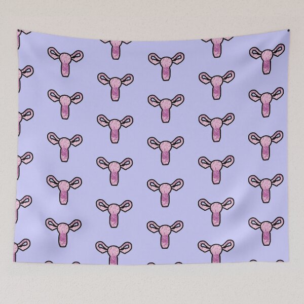 Item preview, Uterus Ovary Histology Sticker Feminism Gynecology Women's Health designed and sold by LethallyBlonde.
