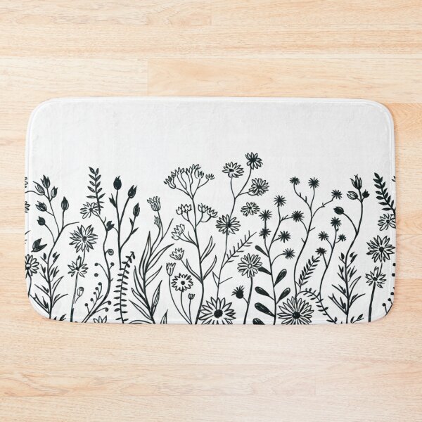 Item preview, Minimalist Wildflowers Border designed and sold by Lily-and-Lyle.