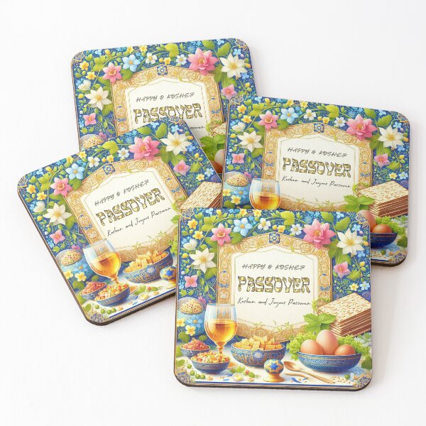Item preview, Wishing You a Happy & Kosher Passover - Chag Pesach Kasher Vesame'ach designed and sold by YG - YiddisheGesheft.
