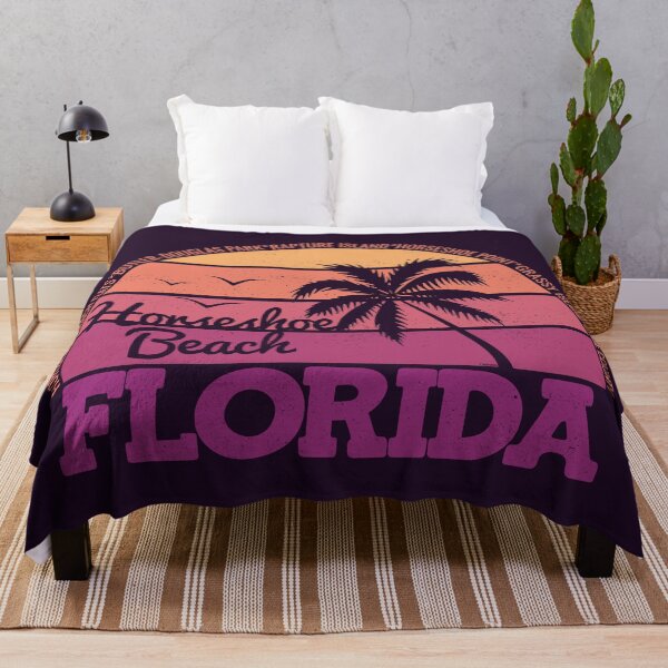 Item preview, Horseshoe Beach Florida Retro Sunset Local Pride Logo designed and sold by CRHPOD20.