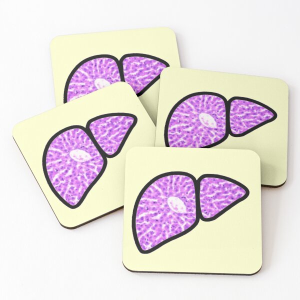 Item preview, Liver Histology Microscopy Transplant Liver Disease Hepatitis Sticker  designed and sold by LethallyBlonde.