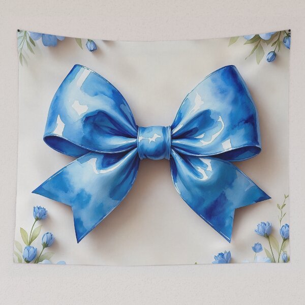 Item preview, Blue bow designed and sold by Neranchara.