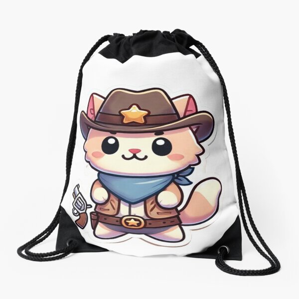 Aperçu de l'œuvre Le chat cowboy qui s'enracine et qui toue ! créée et vendue par King Of Designs.
