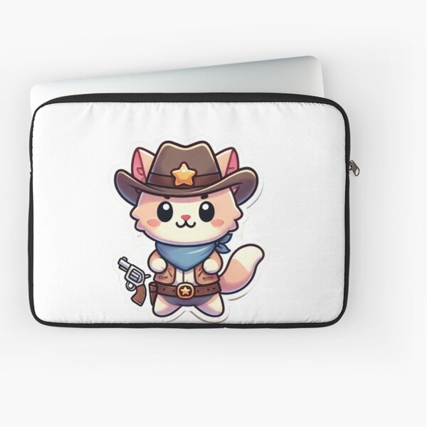 Aperçu de l'œuvre Le chat cowboy qui s'enracine et qui toue ! créée et vendue par King Of Designs.