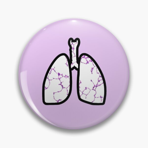 Item preview, Lung Histology Sticker Pulmonology Pathology Respiratory designed and sold by LethallyBlonde.