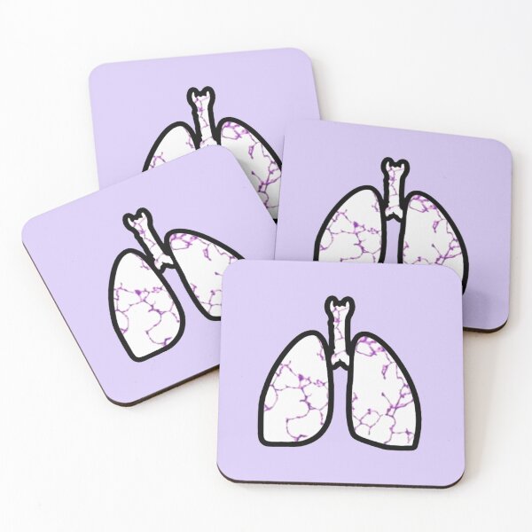Item preview, Lung Histology Sticker Pulmonology Pathology Respiratory designed and sold by LethallyBlonde.
