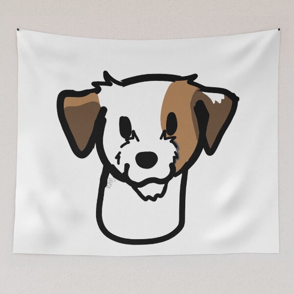 Item preview, Simple Parson Russel's Terrier Custom Portrait designed and sold by CerasArtHouse.