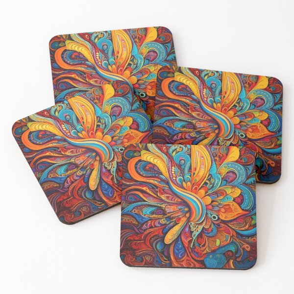 Item preview, Bright Colorful Artsy Splash Creative Abstract  designed and sold by CattlettArt.