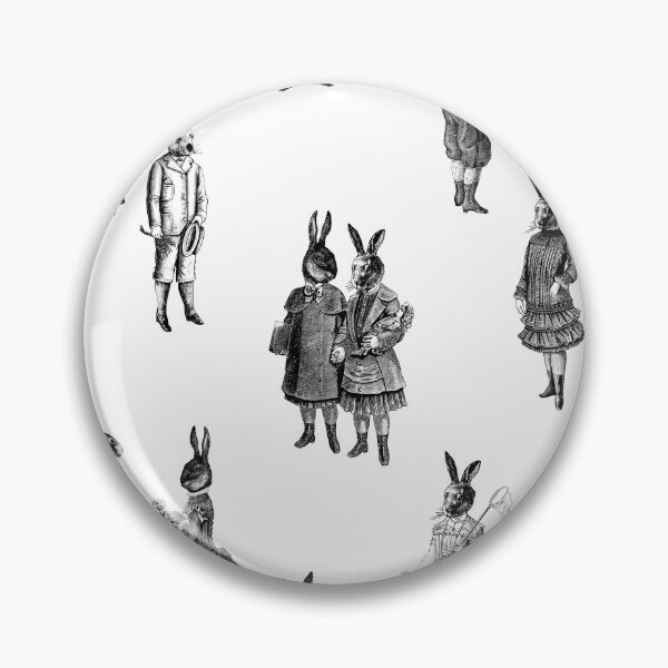 Item preview, antique victorian baby animals kids black white toile designed and sold by Gossip Rag.
