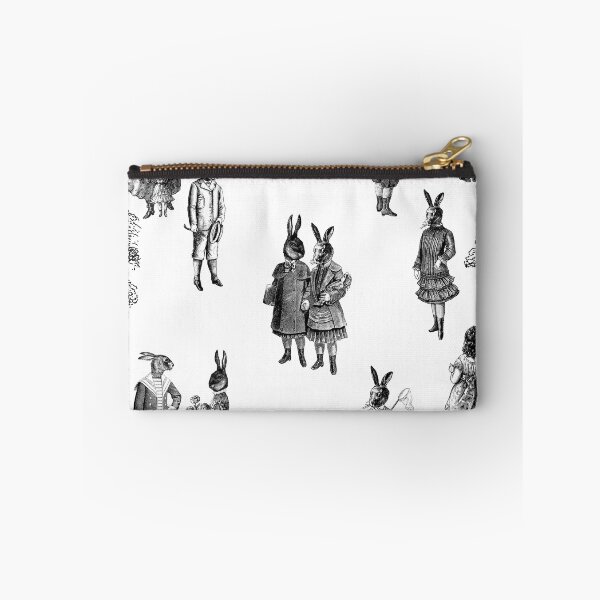 Item preview, antique victorian baby animals kids black white toile designed and sold by Gossip Rag.