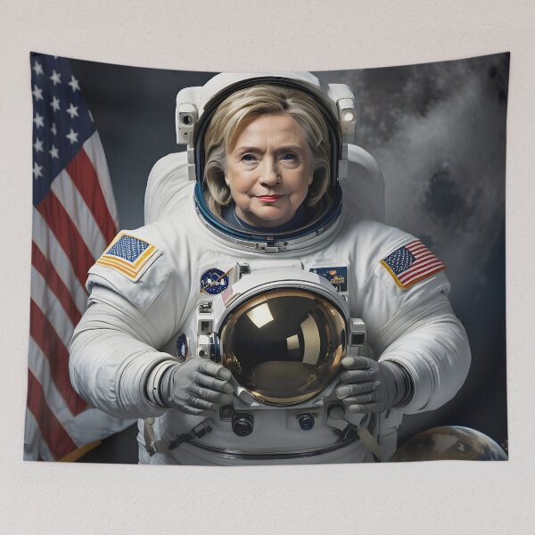 Item preview, Hillary Clinton As An Astronaut designed and sold by Paw's Arts.