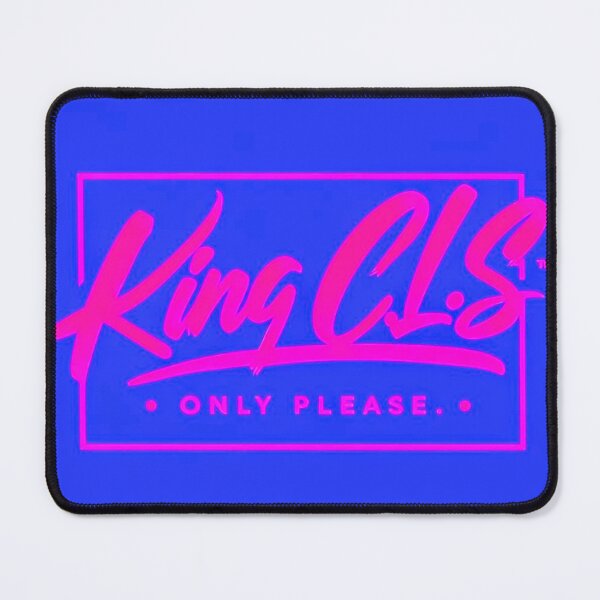 Item preview, King C.L.S Only Please Royal Plate | Light Royal Blue | Neon Pink designed and sold by Kingcls.