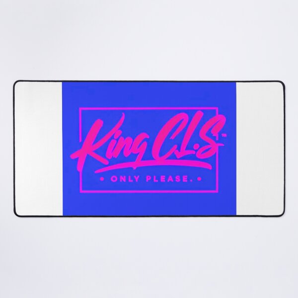 Item preview, King C.L.S Only Please Royal Plate | Light Royal Blue | Neon Pink designed and sold by Kingcls.