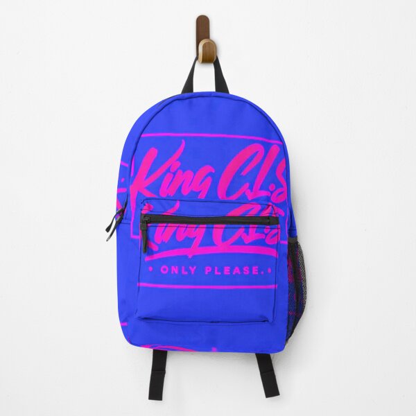 Item preview, King C.L.S Only Please Royal Plate | Light Royal Blue | Neon Pink designed and sold by Kingcls.