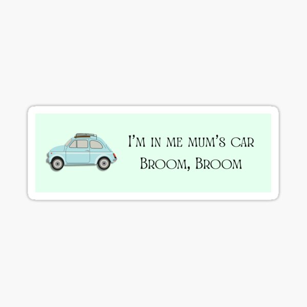 Artikel-Vorschau von Ich bin im Auto meiner Mutter, designt und verkauft von WinnesdayWonder.