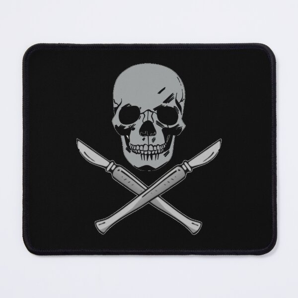 Item preview, Skull and Crossbones Cross Scalpels Pathology Grossing Surgery designed and sold by LethallyBlonde.