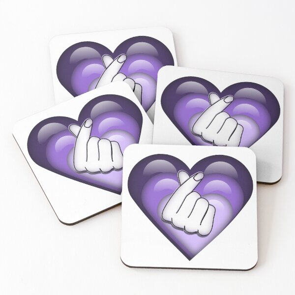 Item preview, Finger Heart Borahae designed and sold by MorningFlowerA.