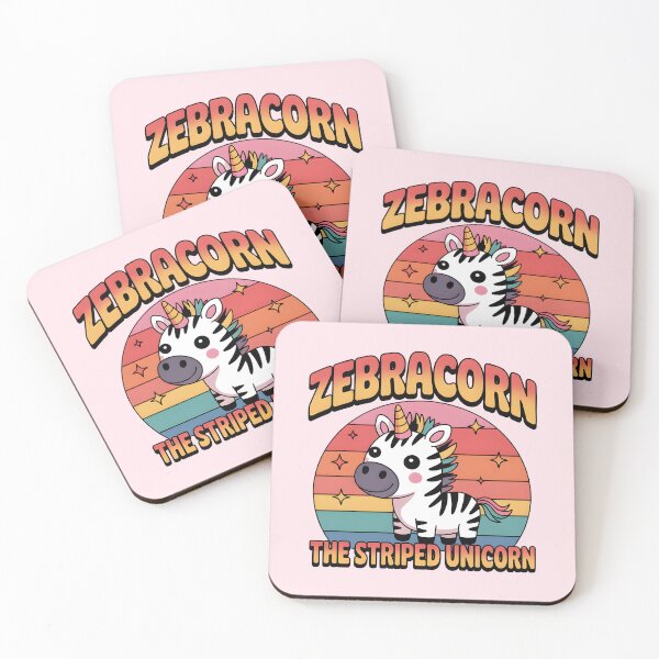 Item preview, Zebracorn – The Striped Unicorn Pun Design designed and sold by Jollys-ArtShop.