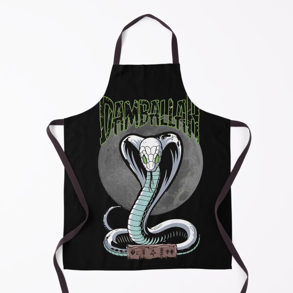 Item preview, Damballah Serpent with Full Moon and Ancient Stone Symbol designed and sold by ArtFeverShop.