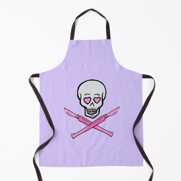 Item preview, Girly Skull Pink Scalpel Crossbones Punk Gotchic Pathology Surgery Dissection Autopsy Lethally Blonde designed and sold by LethallyBlonde.