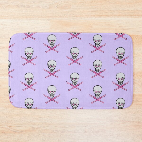 Item preview, Girly Skull Pink Scalpel Crossbones Punk Gotchic Pathology Surgery Dissection Autopsy Lethally Blonde designed and sold by LethallyBlonde.