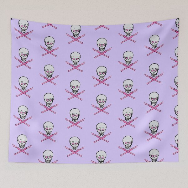 Item preview, Girly Skull Pink Scalpel Crossbones Punk Gotchic Pathology Surgery Dissection Autopsy Lethally Blonde designed and sold by LethallyBlonde.